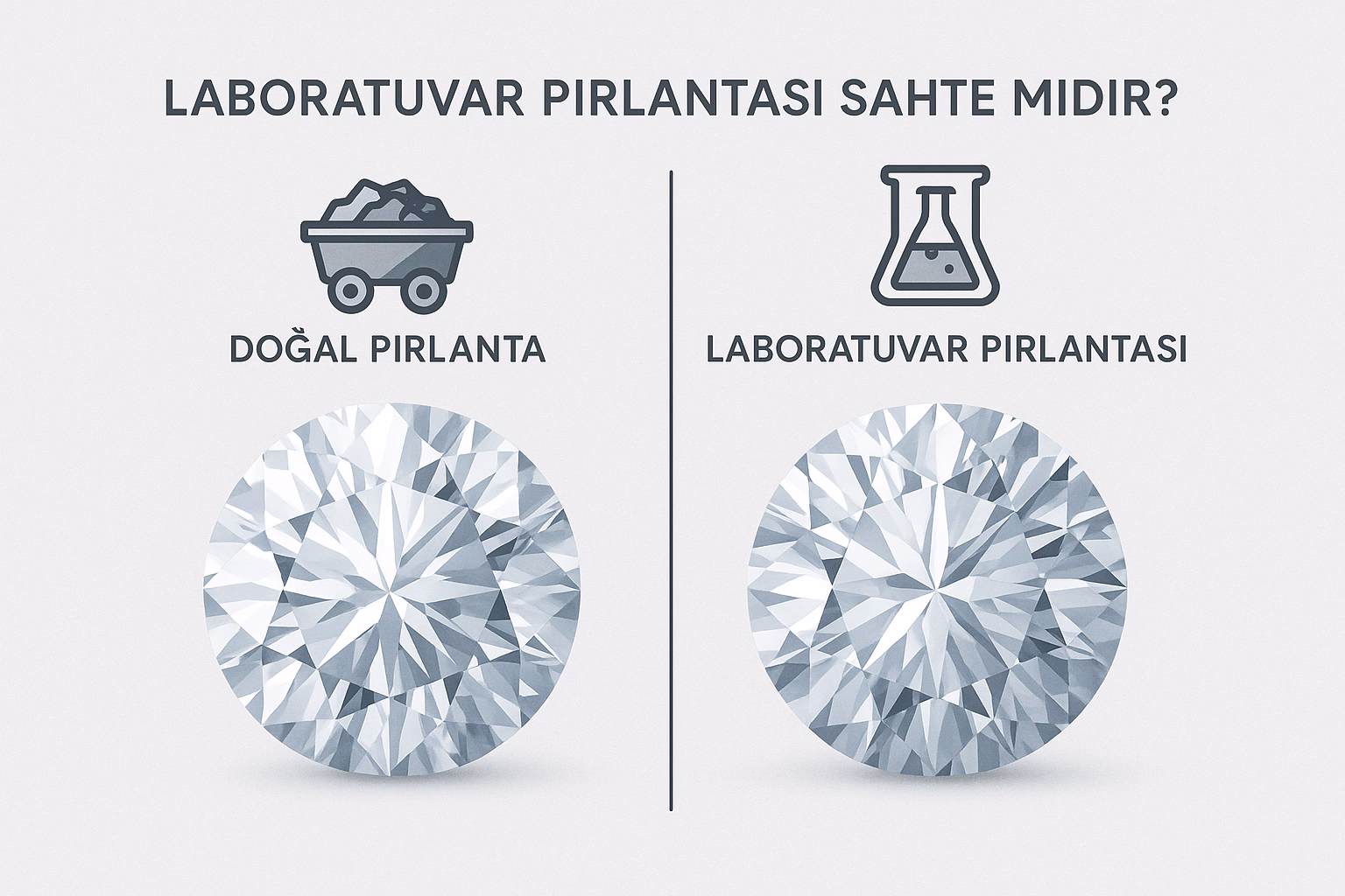 Laboratuvar Pırlantası Sahte mi